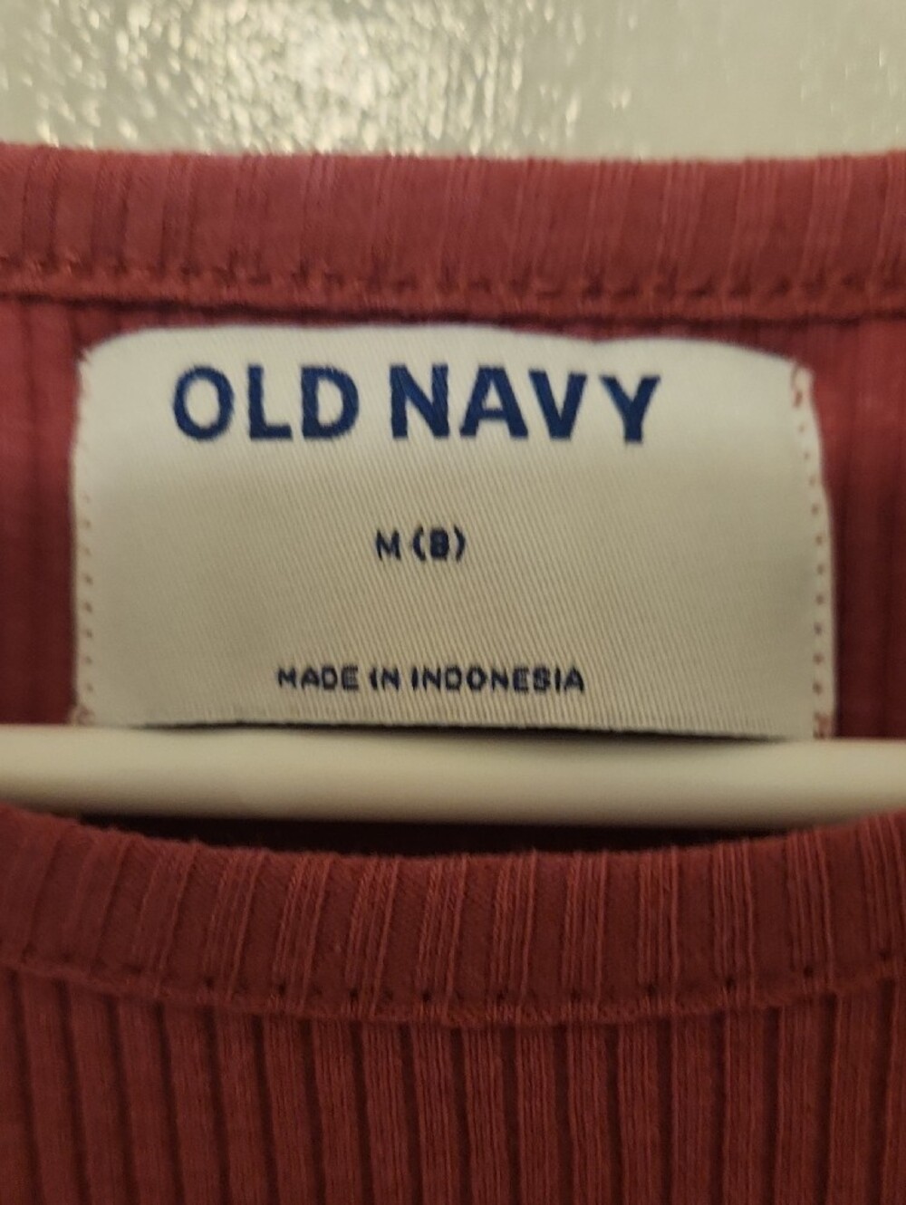 Old Navy Girls Mauve Ribbed Short-Sleeve Tiered Dress - Picture 2 of 4